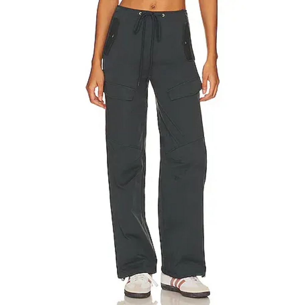 superdown Beck Cargo Pant in Storm in Black